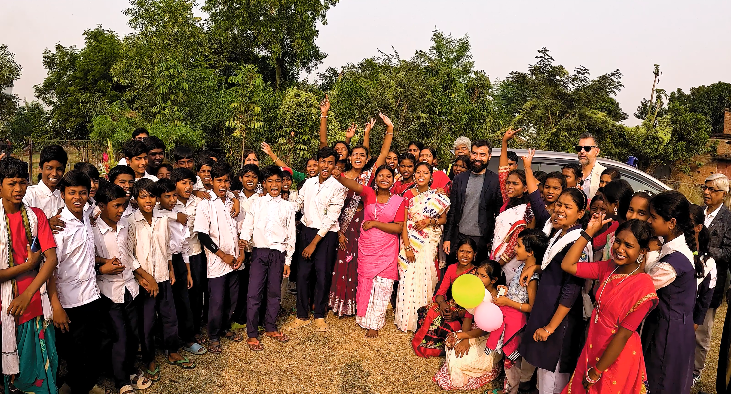 Aaruni School Visit Moment